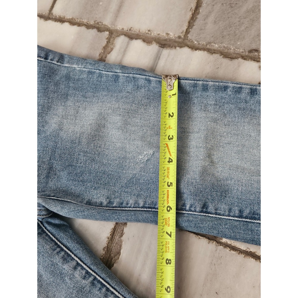 Pistola High Rise Flare Jeans Blue Distressed Raw Hem Size 25 P6088SSJ-ZMA - Picture 11 of 11